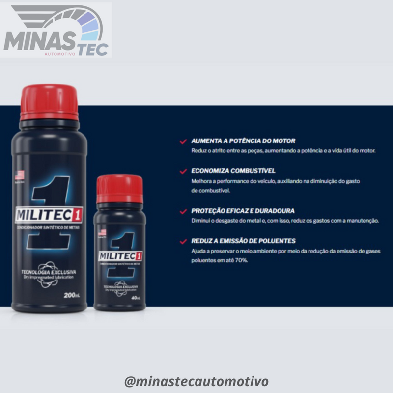Militec 1 - Condicionador de Metais 200 ml