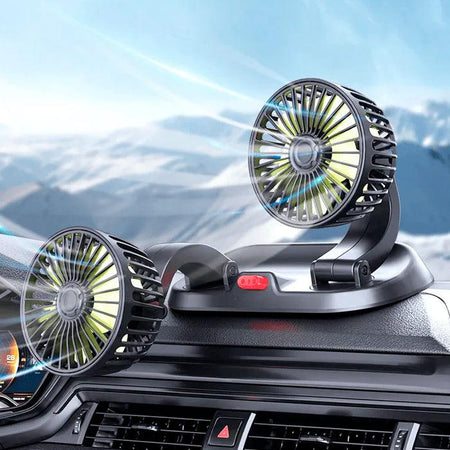 Ventilador Duplo USB Automotivo AirDuo - Minas Tec Automotivo